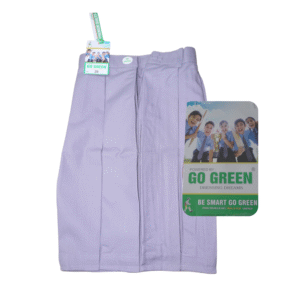 Kendriya Vidyalaya Girls Skirt – Grey Color | Premium PC Cotton | DST